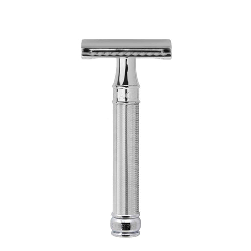 Edwin Jagger - DE89 Barley Safety Razor, Chrome - New England Shaving Company