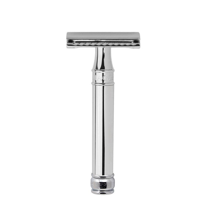 Edwin Jagger - DE89 Double Edge Safety Razor, Chrome - New England Shaving Company