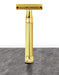 Edwin Jagger - DE89BA11G Gold Handle Double Edge Safety Razor - New England Shaving Company
