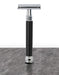 Edwin Jagger - DEL86 Long Handle Double Edge Safety Razor, Black - New England Shaving Company