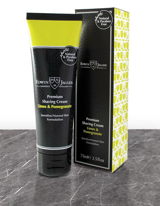 Edwin Jagger - Shaving Cream - Limes & Pomegranate - New England Shaving Company