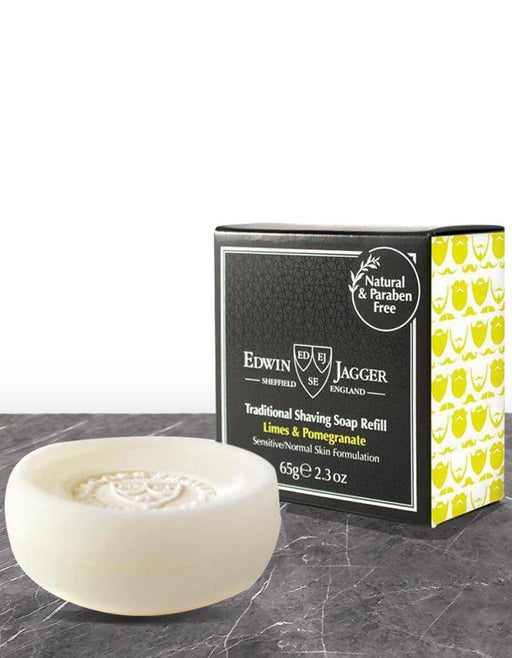 Edwin Jagger - Shaving Soap - Limes & Pomegranate - New England Shaving Company