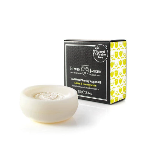 Edwin Jagger - Shaving Soap - Limes & Pomegranate - New England Shaving Company