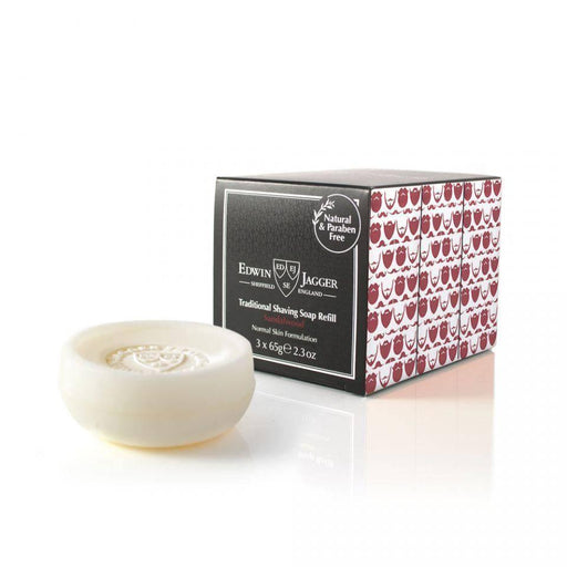 Edwin Jagger - Shaving Soap Triple Pack - Sandalwood - New England Shaving Company