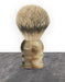 Edwin Jagger - 5EJ462 English Shaving Brush, Imitation Light Horn with Silver Tip Badger, Extra Large - New England Shaving Company