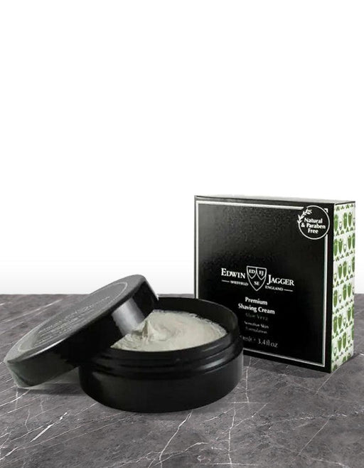 Edwin Jagger - Shaving Cream Jar - Aloe Vera - New England Shaving Company