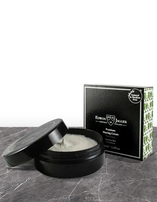 Edwin Jagger - Shaving Cream Jar - Aloe Vera - New England Shaving Company