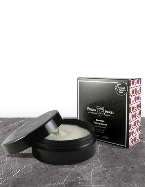 Edwin Jagger - Shaving Cream Jar - Sandalwood - New England Shaving Company