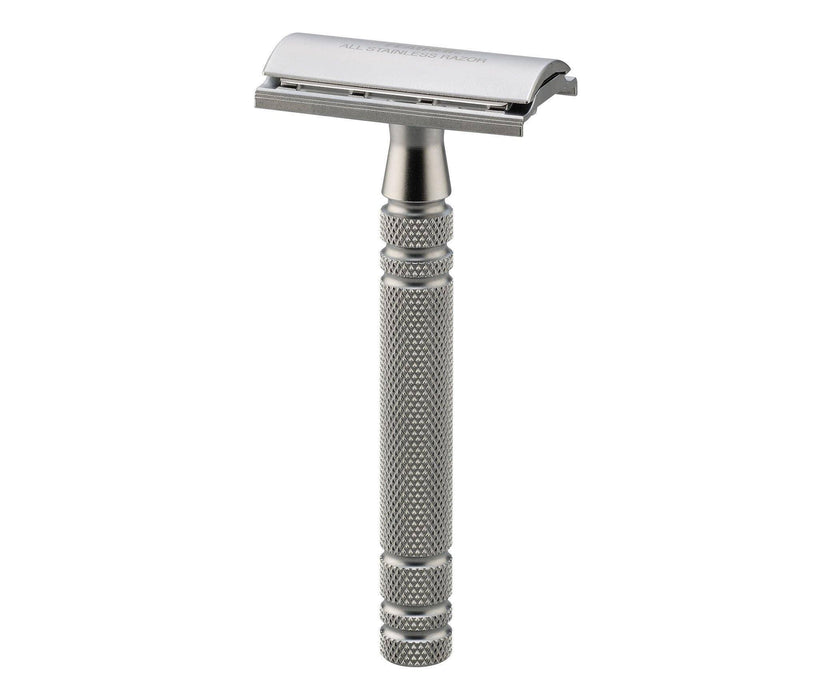 Feather - All Stainless Double Edge Razor AS-D2 - New England Shaving Company