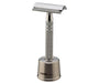 Feather - All Stainless Double Edge Razor AS-D2 with Stand - New England Shaving Company