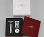 Feather - All Stainless Double Edge Razor AS-D2 with Stand - New England Shaving Company