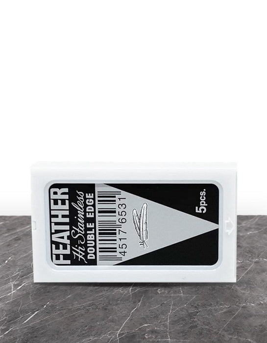 Feather - Black Double Edge Razor Blades - New England Shaving Company
