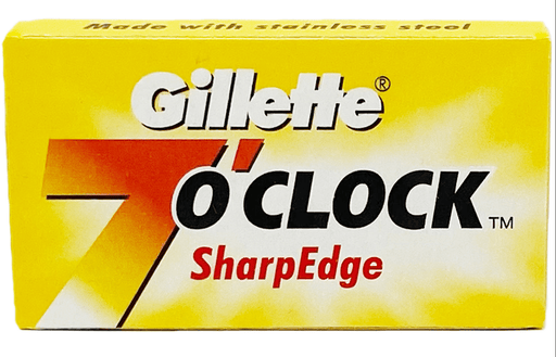 Gillette - 7 O'Clock SharpEdge Double Edge Razor Blades - New England Shaving Company