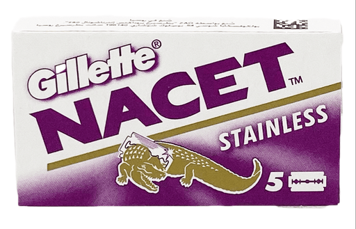 Gillette - Nacet Double Edge Razor Blades - New England Shaving Company