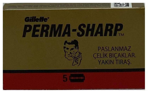 Gillette - Perma Sharp Double Edge Razor Blades - New England Shaving Company