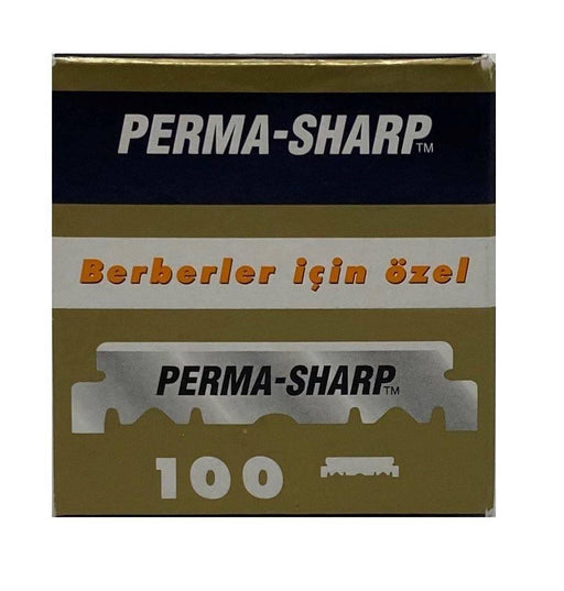 Gillette - Perma Sharp Single Edge Razor Blades - New England Shaving Company