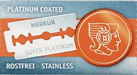 Merkur - Super Platinum Double Edge Razor Blades - New England Shaving Company
