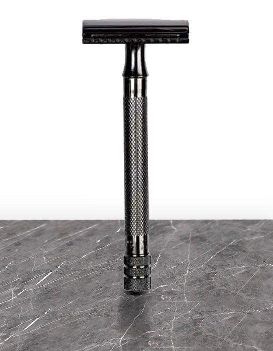 Merkur - 23 Black Long Handle Safety Razor - New England Shaving Company