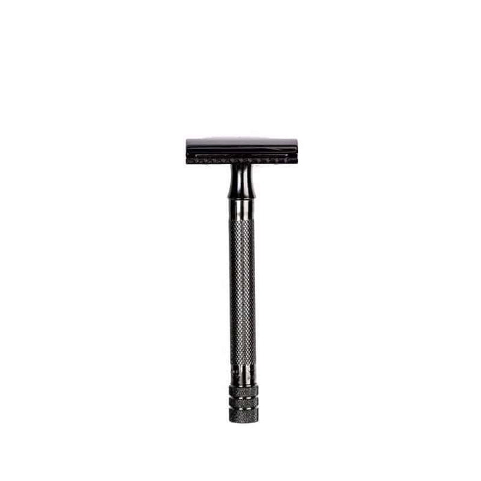 Merkur - 23 Black Long Handle Safety Razor - New England Shaving Company