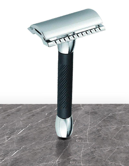 Merkur - 30B Safety Razor, Black Handle - New England Shaving Company
