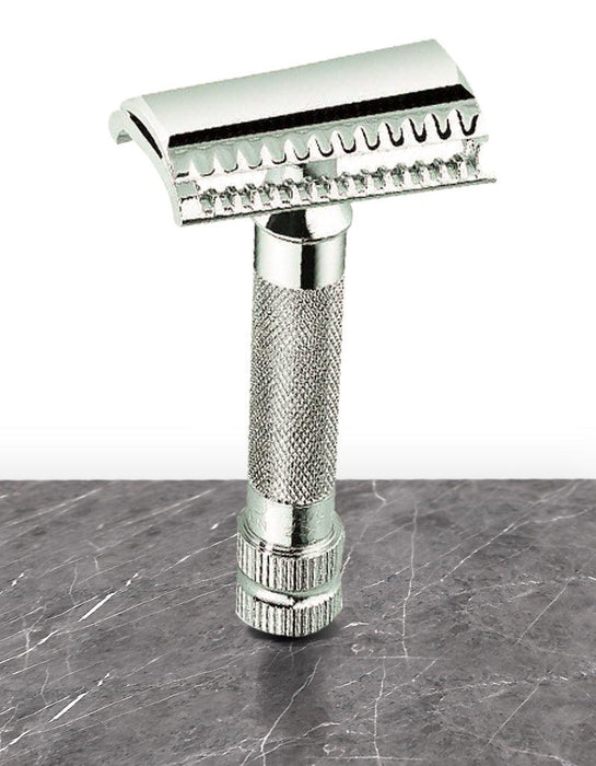 Merkur - 37C Extra Thick Handle Safety Razor, Slant Cut - New England Shaving Company