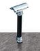 Merkur - 38B Long Handle Barber Pole Safety Razor, Black - New England Shaving Company