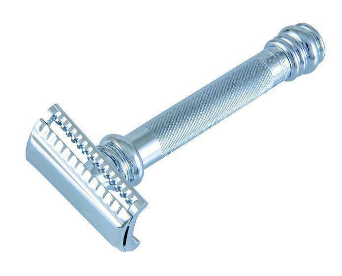 Merkur - 39C Extra Long Handle Safety Razor, Slant Cut - New England Shaving Company