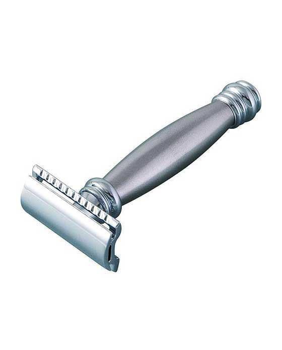 Merkur - 43C Stainless Steel Long Handle Safety Razor - New England Shaving Company