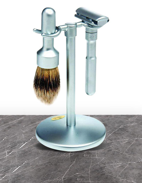 Merkur - Futur 3 Piece Classic Wet Shaving Set, Matte - New England Shaving Company