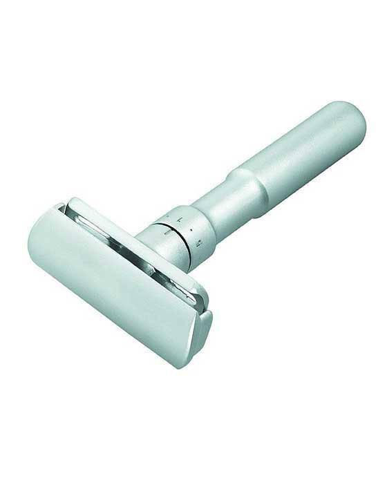 Merkur - Futur Safety Razor, Matte Chrome - New England Shaving Company