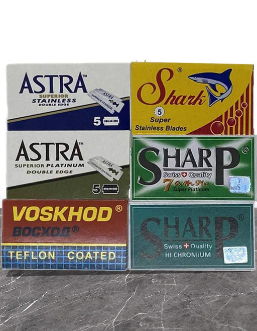 30 Safety Razor Blades from top manufacturers - New England Shaving Company