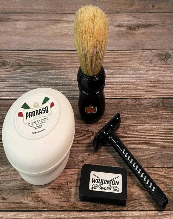 Safety Razor Starter Gift Set - New England Shaving Company
