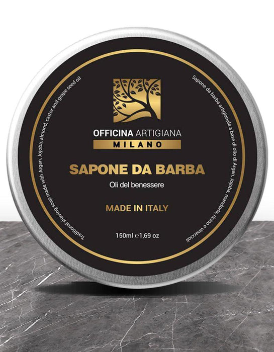 Officina Artigiana Milano - 5 Wellness Oils Shaving Soap - New England Shaving Company