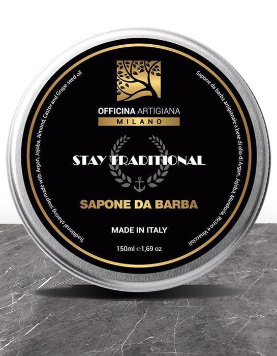 Officina Artigiana Milano - Stay Traditional Shaving Soap - New England Shaving Company