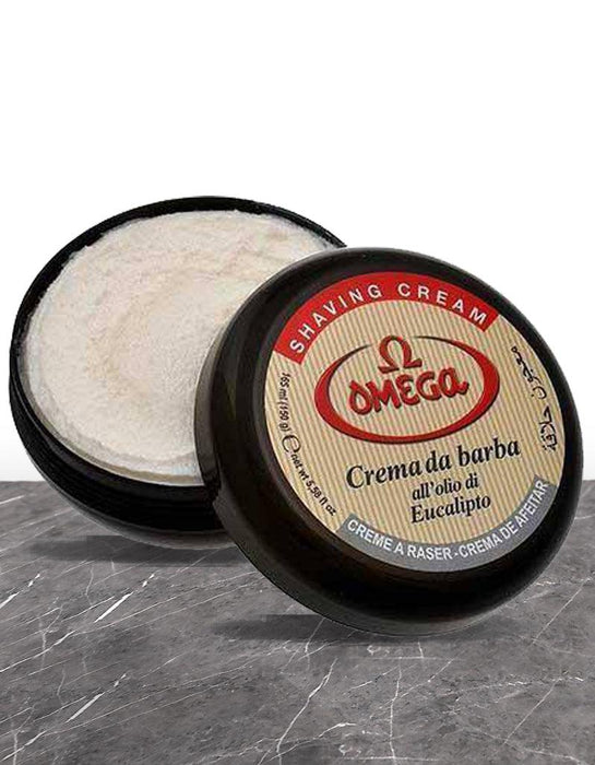 Omega - Eucalyptus Shaving Soap in Bowl - New England Shaving Company