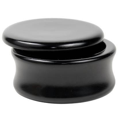 Parker - Black Mango Wood Shave Bowl - New England Shaving Company