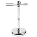 Parker - Chrome Safety Razor and Brush Stand - New England Shaving Company