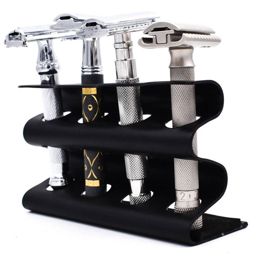 Parker - Deluxe Black Razor Caddy - New England Shaving Company