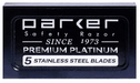 Parker - Platinum Double Edge Razor Blades - New England Shaving Company