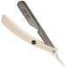 Parker - Professional Barber Razor Shavette PTW, White Resin - New England Shaving Company