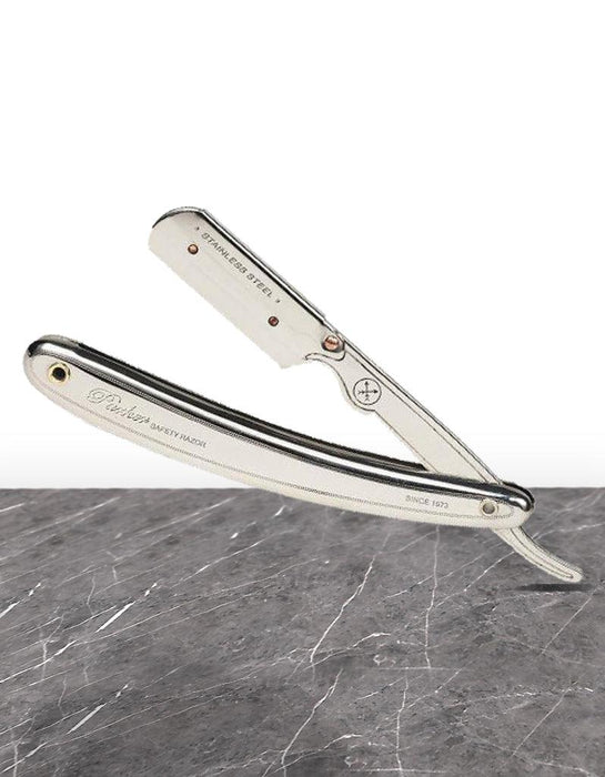Parker - Professional Barber Razor Shavette SR1, Stainless Steel - New England Shaving Company