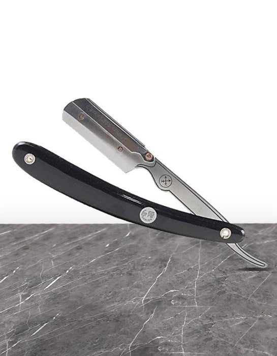 Parker - Professional Barber Razor Shavette SRB, Black Resin - New England Shaving Company