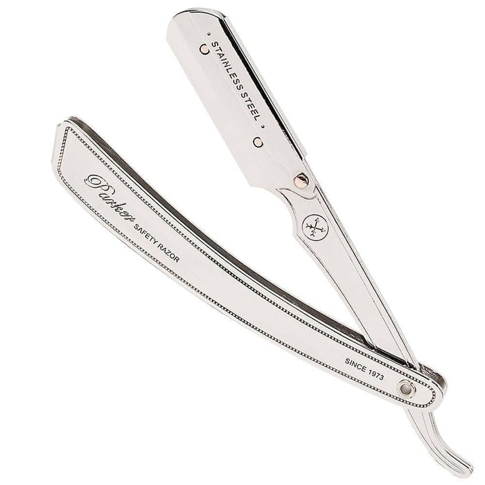Parker - Professional Heavy Duty Barber Razor Shavette SRX, Stainless Steel - New England Shaving Company