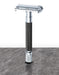 Parker Butterfly Open Long Handle Safety Razor 74R - Graphite - New England Shaving Company