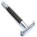 Parker Butterfly Open Long Handle Safety Razor 74R - Graphite - New England Shaving Company