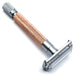Parker Butterfly Open Long Handle Safety Razor 74R - Rose Gold - New England Shaving Company