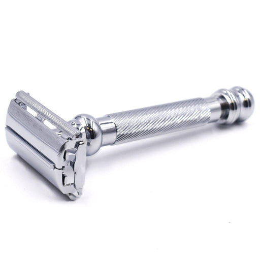 Parker - Super Heavyweight Butterfly Safety Razor 99R - Chrome - New England Shaving Company