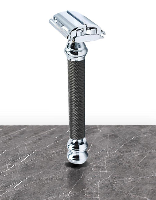 Parker Butterfly Open Safety Razor 76R - Graphite - New England Shaving Company