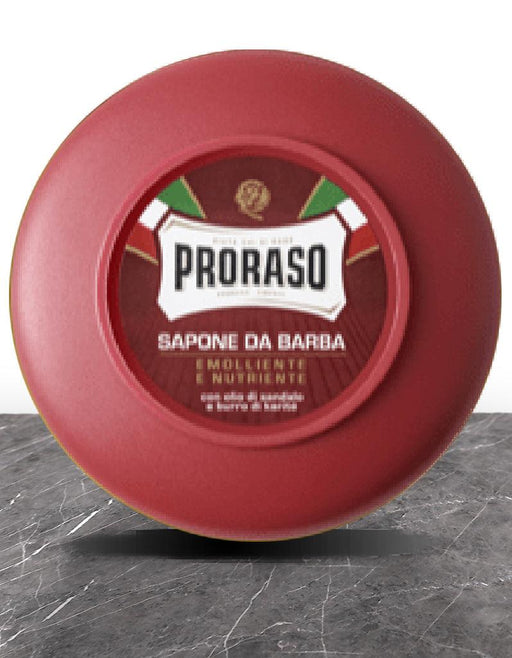 Proraso Shaving Soap: Nourishing for Coarse Beards - Red - New England Shaving Company