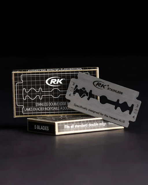 Henson - RK Double Edge Razor Blades well paired with Henson AL13 or Ti22 - New England Shaving Company